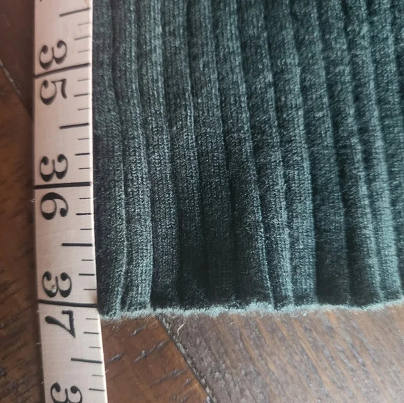 NWOT The Work Shop Women's Dark Green Cotton Maxi Dress Med - Picture 4 of 10